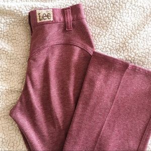 [vintage] 70’s Lee red flare pants